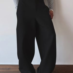 Men'S Heavy-Duty Thick Air Layer New Stylish Knitted Trousers