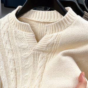 Fine Autumn-Winter New Warm Men's Casual Base Layer Sweater