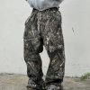 Men’s Camouflage Casual Sports Long Pants Loose Comfortable Outdoor Straight Leg Trousers Men All-Season