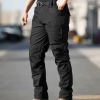 3pcs Men’S Tactical Cargo Pants | Outdoor Casual Tactical Pants, Multi-functional Pockets, Wear-resistant Work Pants Suitable for Outdoor Work, Hiking, Spring and Autumn | Sturdy Material, Regular Fit, Solid Color